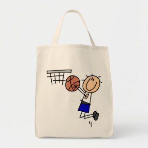 Stick Figure Basketball Sink T-shirs and Gifts Tote Bag