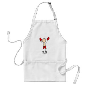 Stick Figure Boxer T-shirts and Gifts Standard Apron