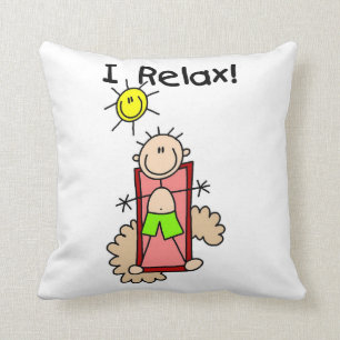 Stick Figure Boy I Relax Cushion
