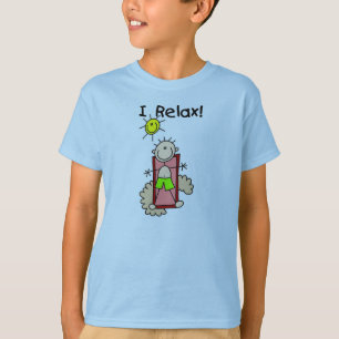 Stick Figure Boy I Relax T-shirt