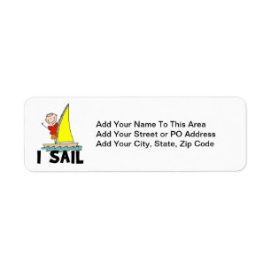 Stick Figure Boy I Sail