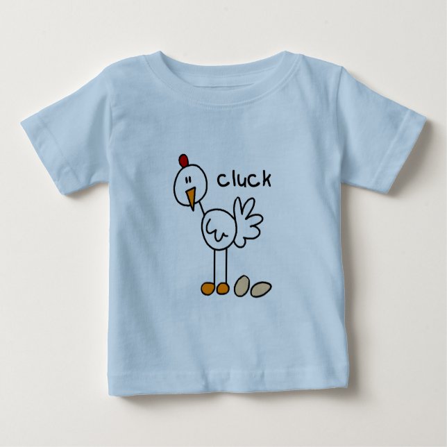 Stick Figure Chicken Tshirts and Gifts (Front)