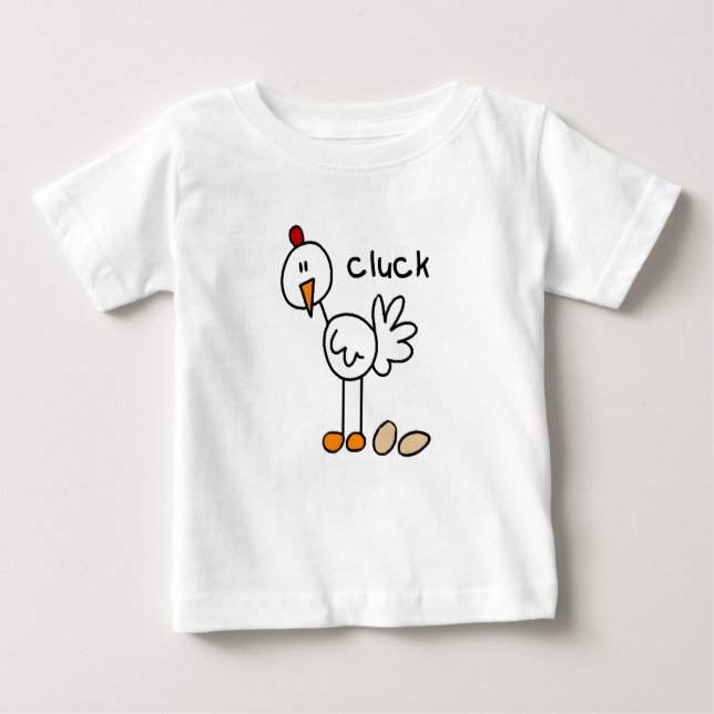 Stick Figure Chicken Tshirts and Gifts (Front)