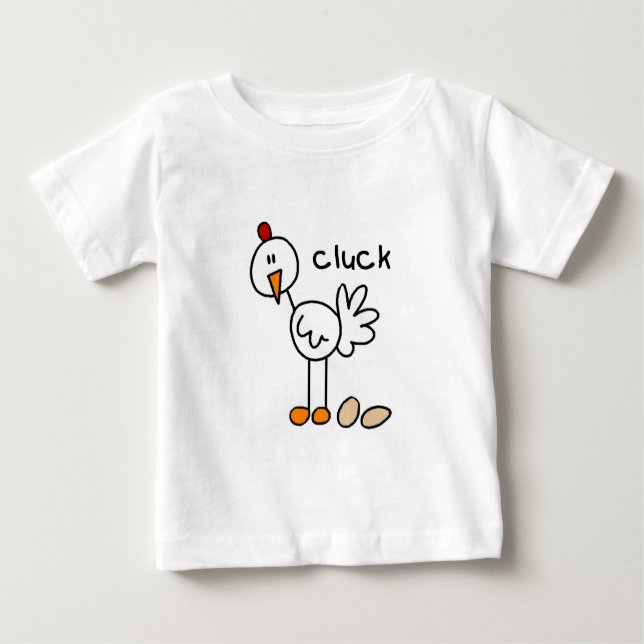 Stick Figure Chicken Tshirts and Gifts (Front)