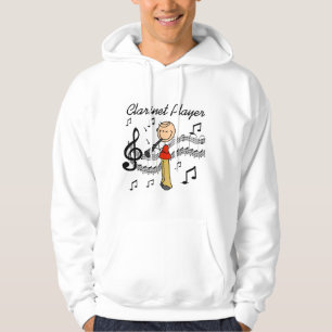 Stick Figure Clarinet Player Tshirts and Gifts