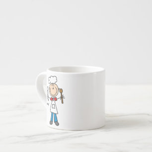 Stick Figure Cook Espresso Cup