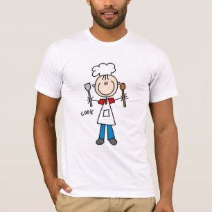 Stick Figure Cook T-shirts and Gifts