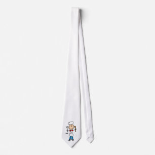 Stick Figure Cook Tie