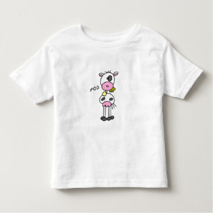Stick Figure Cow Toddler T-Shirt