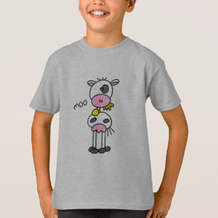 Stick Figure Cow Tshirts and Gifts