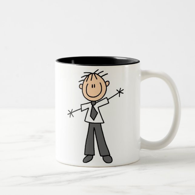 Stick Figure Dad Mug (Right)