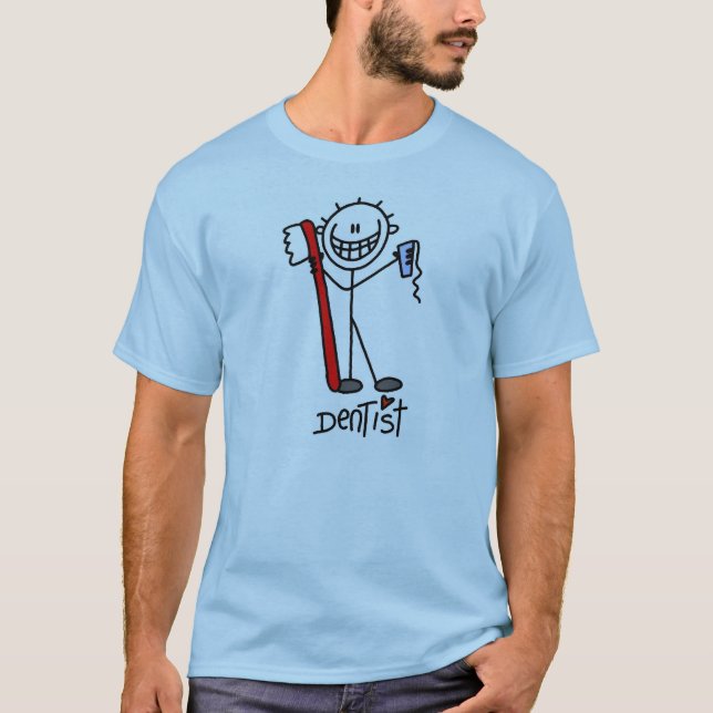 Stick Figure Dentist T-Shirt (Front)