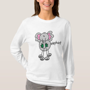 Stick Figure Elephant Tshirts and Gifts