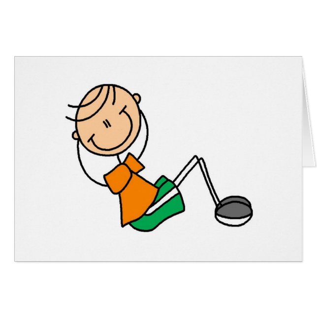 Stick Figure Exercising T-shirts and Gifts (Front Horizontal)