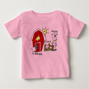 Stick Figure Farm Animals Tshirts and Gifts