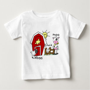 Stick Figure Farm Animals Tshirts and Gifts