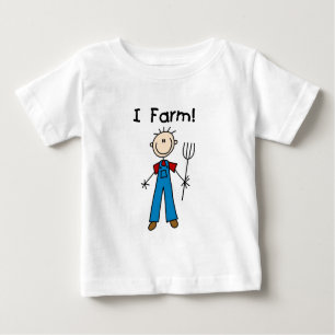 Stick Figure Farmer Tshirts and Gifts