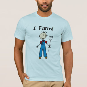 Stick Figure Farmer Tshirts and Gifts