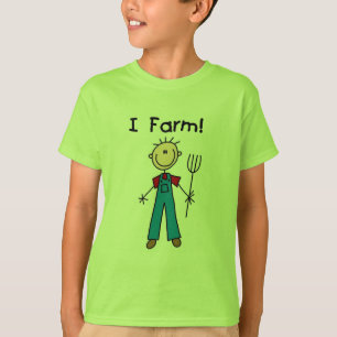 Stick Figure Farmer Tshirts and Gifts