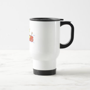 Stick Figure Floating Tshirts and Gifts Travel Mug