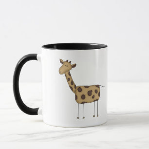 Stick Figure Giraffe Tshirts and Gifts Mug