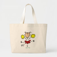 Stick Figure Girl Cheerleader Tshirts and Gifts