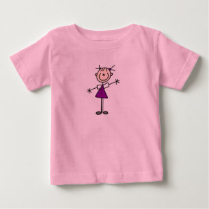 Stick Figure Girl Shirt