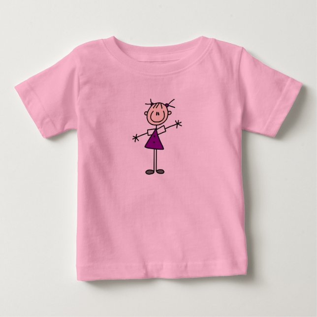 Stick Figure Girl Shirt (Front)