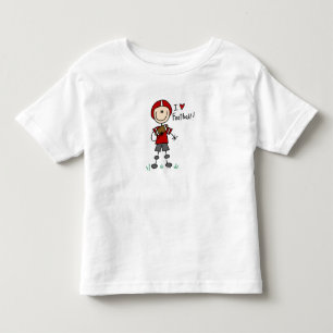 Stick Figure I Love Football T-shirts and Gifts