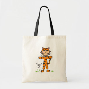 Stick Figure In Tiger Suit Bag