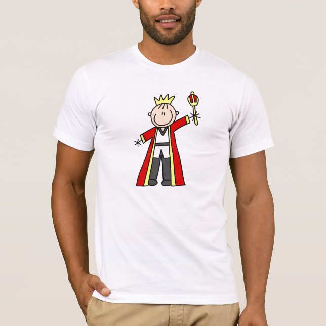 Stick Figure King T-Shirt (Front)