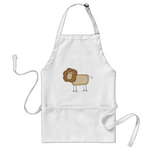 Stick Figure Lion Tshirts and Gifts Standard Apron