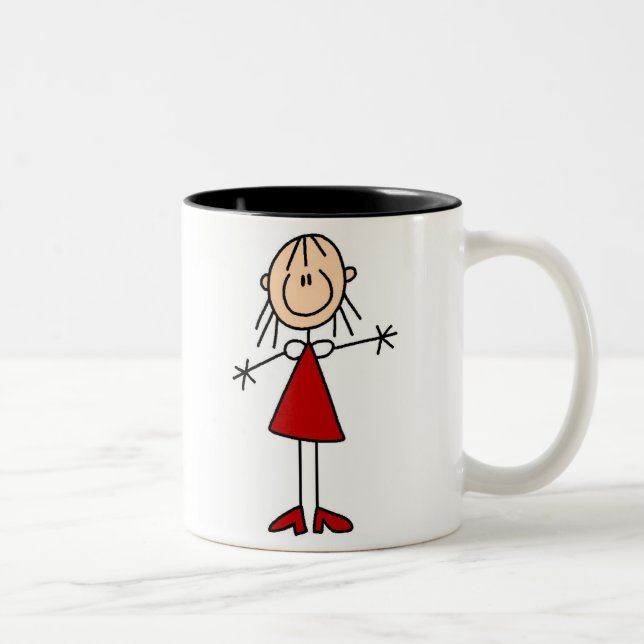 Stick Figure Mum Mug (Right)
