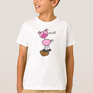 Stick Figure Pig Tshirts and Gifts