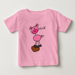 Stick Figure Pig Tshirts and Gifts