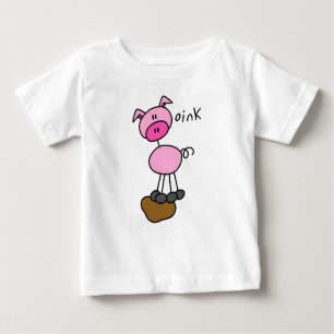 Stick Figure Pig Tshirts and Gifts