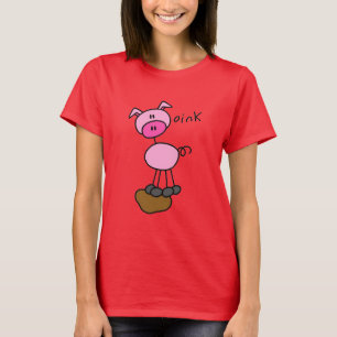 Stick Figure Pig Tshirts and Gifts