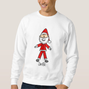 Stick Figure Santa Claus Tshirts and Gifts