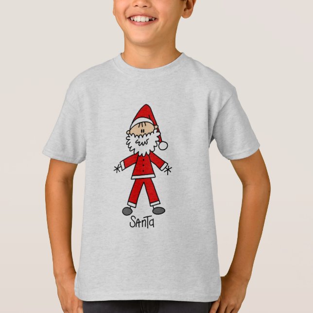 Stick Figure Santa Claus Tshirts and Gifts (Front)