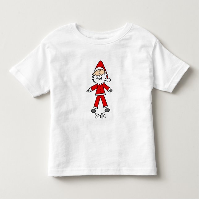 Stick Figure Santa Claus Tshirts and Gifts (Front)