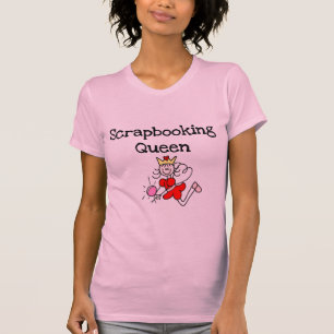Stick Figure Scrapbook Queen Tshirts and Gifts