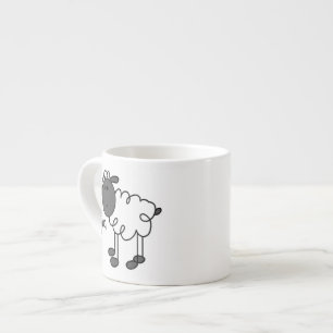 Stick Figure Sheep T-shirts and Gifts Espresso Cup