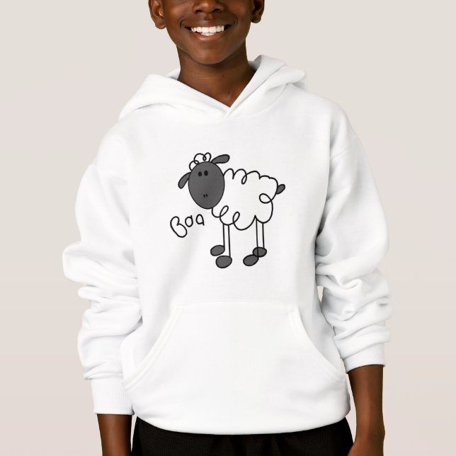 Stick Figure Sheep Tshirts and Gifts (Front)