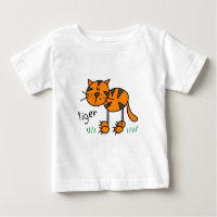 Stick Figure Tiger T-shirts and Gifts