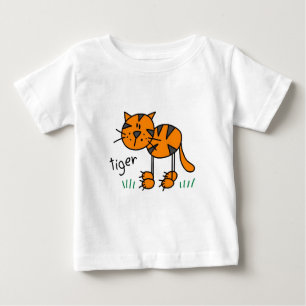 Stick Figure Tiger T-shirts and Gifts