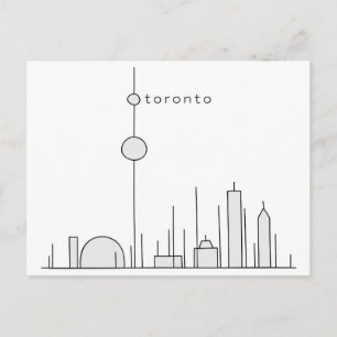 Stick Figure Toronto Postcard