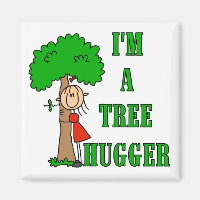 Stick Figure Tree Hugger T-shirts and Gifts