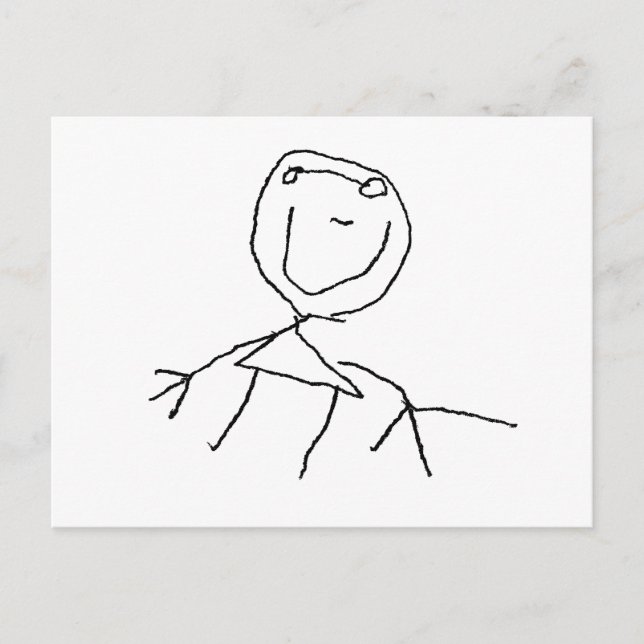 Stick Figures Postcard (Front)