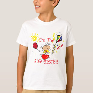 Stick Fiigure Big Sister Girl T-Shirt