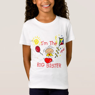 Stick Fiigure Big Sister Girl T-Shirt